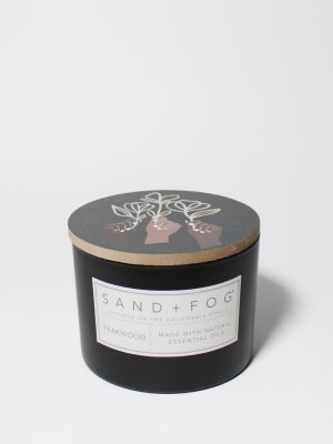 Teakwood 12 oz scented candle
