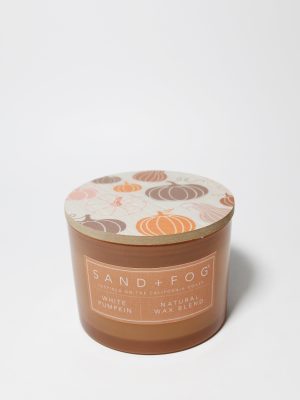White Pumpkin 12 oz scented candle