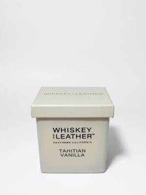 Tahitian Vanilla Whiskey and Leather 16 oz scented candle