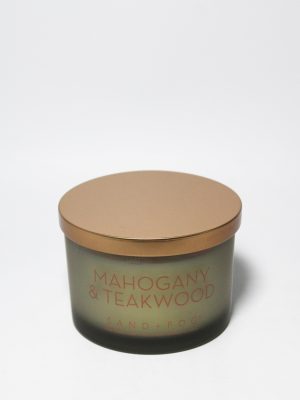 Mahogany & Teakwood 12 oz scented candle
