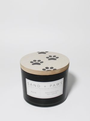 Sand + Paws Rain 12 oz scented candle