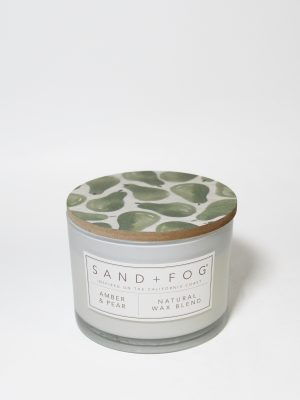 Amber & Pear 12 oz scented candle