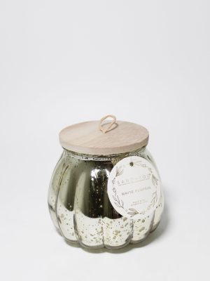 White Pumpkin 18 oz scented candle