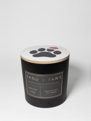 Sand + Paws Winter Pine 21 oz scented candle