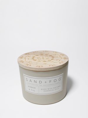 Amber & Fig 12 oz scented candle